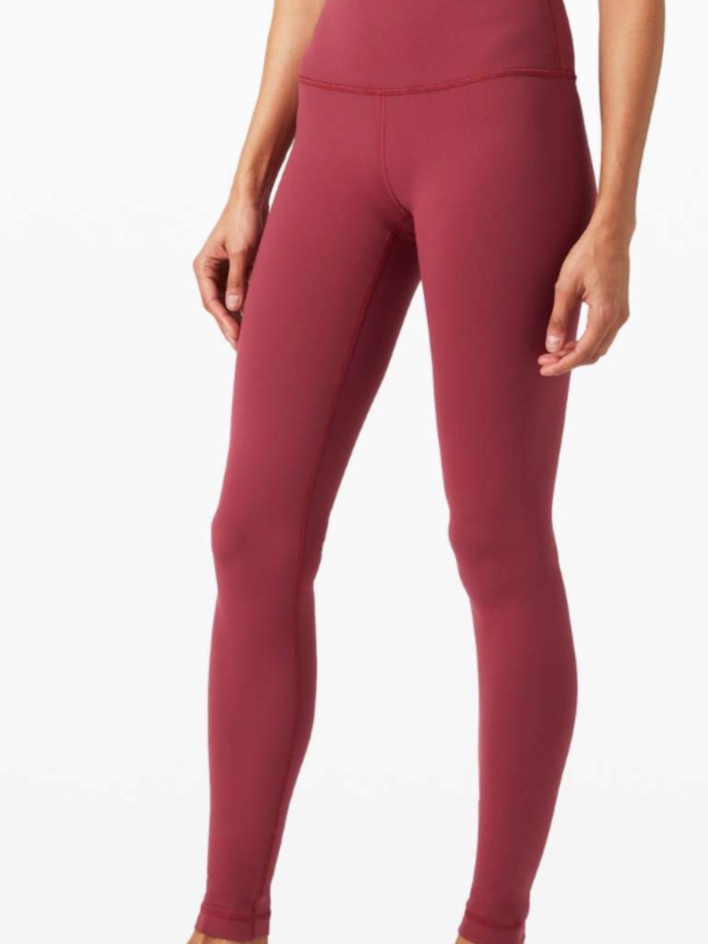 LULULEMON WUNDER UNDER High-Rise  *Full-On Luon Chianti